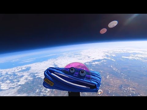 Major Alex Space Monster Pouch - Blue