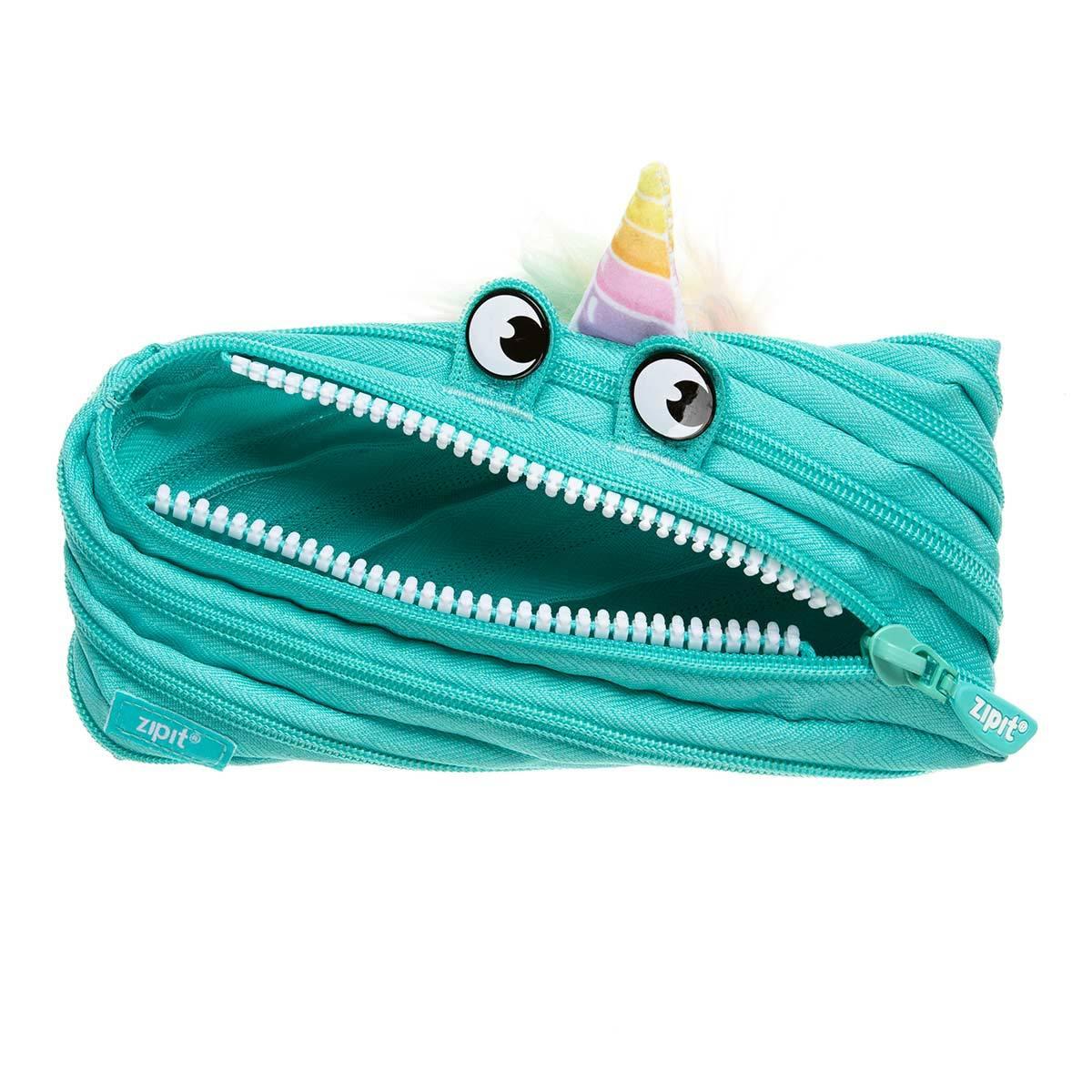 ZIPIT Unicorn Pouch Magical Turquoise